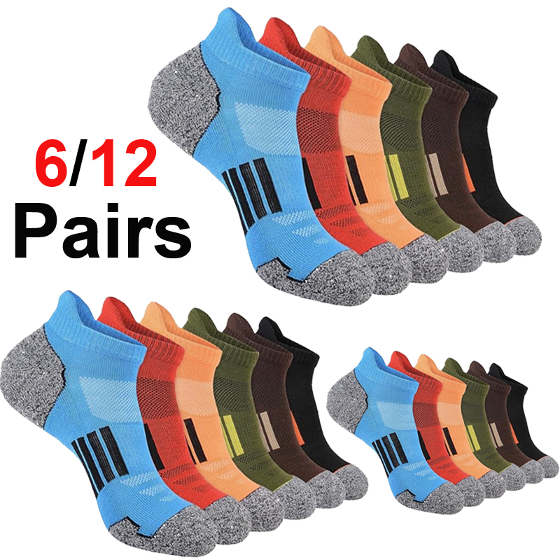 Ankle Sock Low Cut - 6/12 пар мужских ярких разноцветных носков