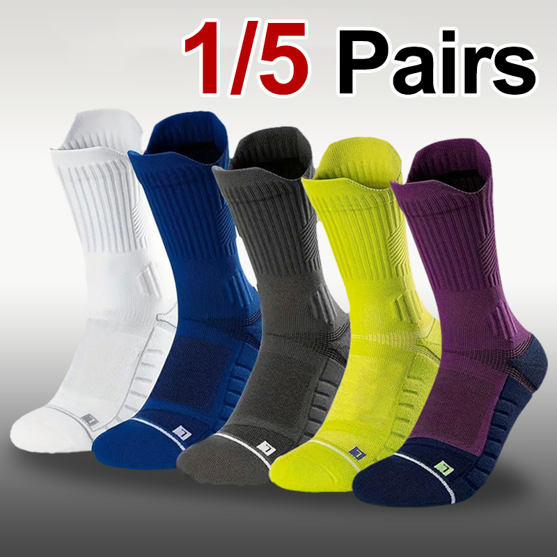 Athletic Sock Cushion - 1/5 пар мужских спортивных носков для