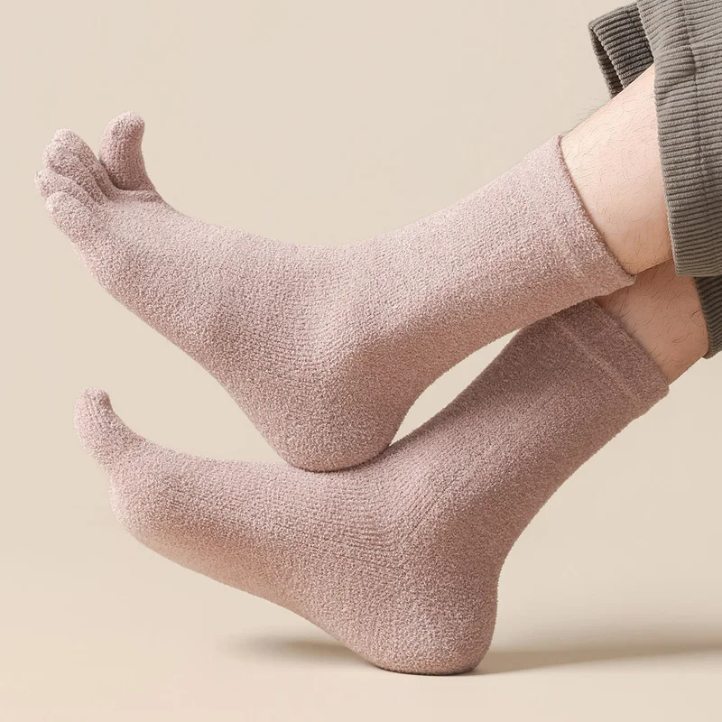 6/12 пар толстых термоносков с – обзор и цена Toe Sock Split