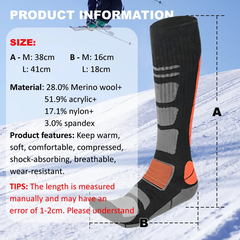 1 пара лыжных носков из мерино – обзор и цена Thermal Sock Winter