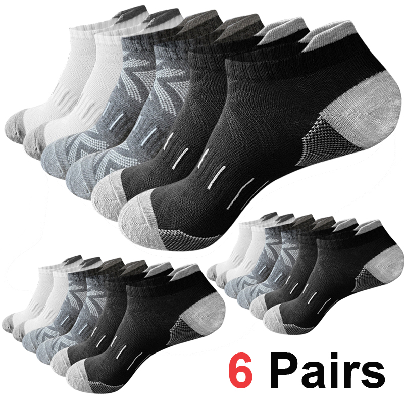 6 пар мужских носков до щиколо – обзор и цена Athletic Sock Cushion